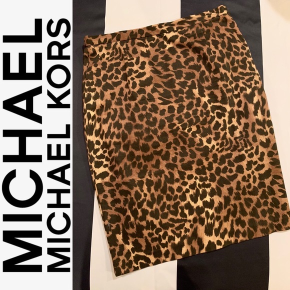MICHAEL Michael Kors Dresses & Skirts - MICHAEL KORS. Leopard Pencil Skirt! 🐆